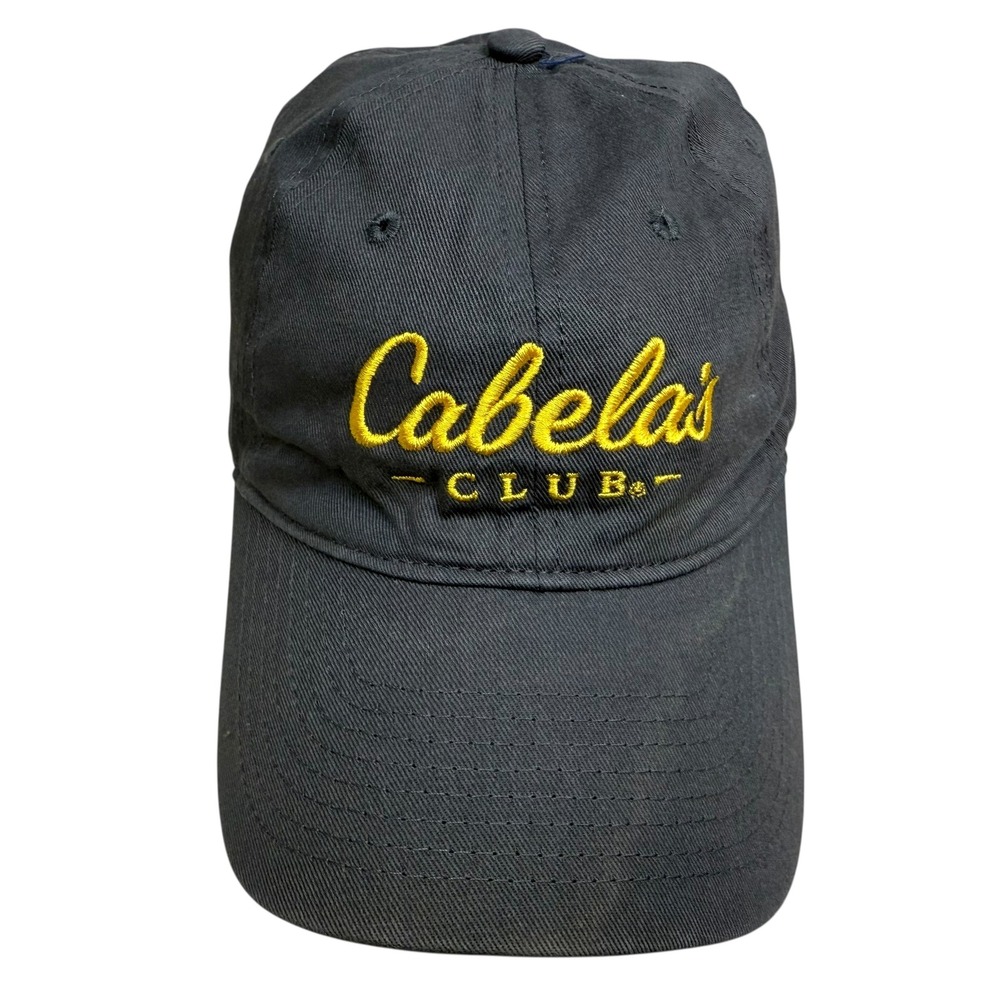 Cabela's Club Baseball Cap Dad Hat Adjustable Strapback Men Gray Sz OSFA